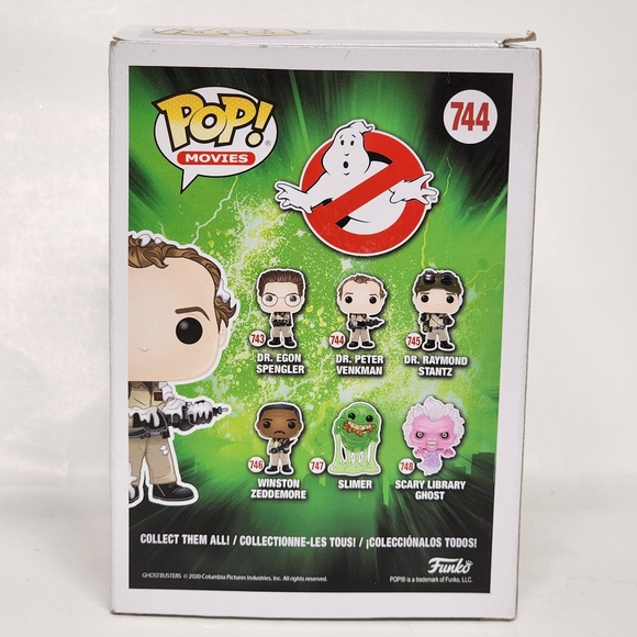 Funko POP! Ghostbusters #744 Dr. Peter Venkman Marshmallow in A POP Protector - Picture 3 of 6